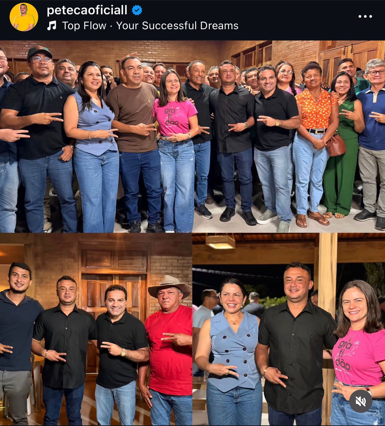 Seguimos firmes, com união, respeito e muito compromisso com o nosso povo